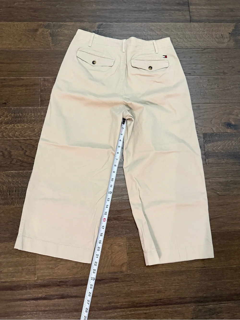 Tommy Hilfiger Women’s Cream Cotton Chino Pants